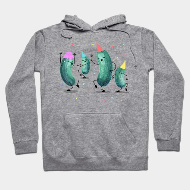 Pickle Party! Hoodie by littleclyde